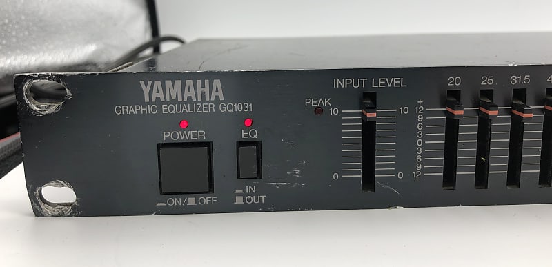 Yamaha GQ1031 Professional 31 Band Graphic Equalizer - Black