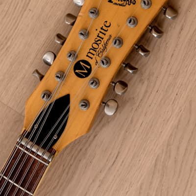 1960s Mosrite Ventures Model XII Vintage 12 String Electric Guitar Red w/ Case, USA-Made image 4