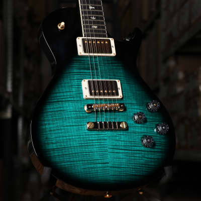Paul Reed Smith McCarty 594 SC 10-Top Electric Guitar in River Blue Wrap Burst with Case for sale