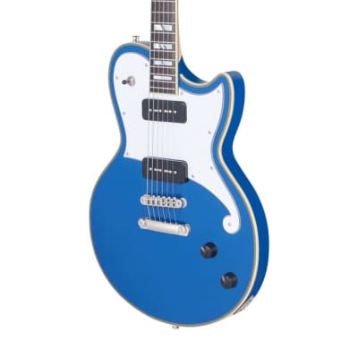 D'Angelico Deluxe Atlantic Limited Edition - Electric Guitar - Sapphire image 5