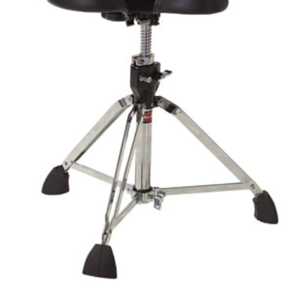 Gibraltar Short 21” Stool with Round Seat Fold Up Tripod with Foot