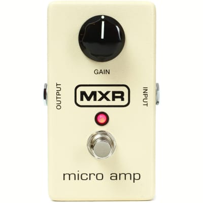 MXR M133 Micro Amp Gain/Boost Effects Pedal with Cables image 3