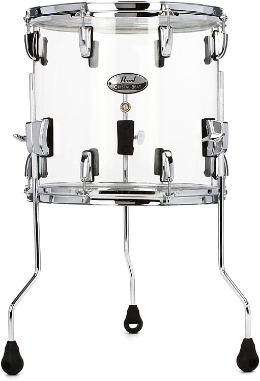 Pearl Crystal Beat Floor Tom - 13 x 14 inch - Ultra Clear image 1