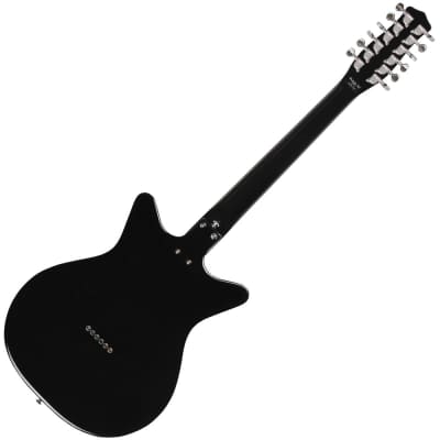 Danelectro '59X 12 String Guitar ~ Gloss Black image 2