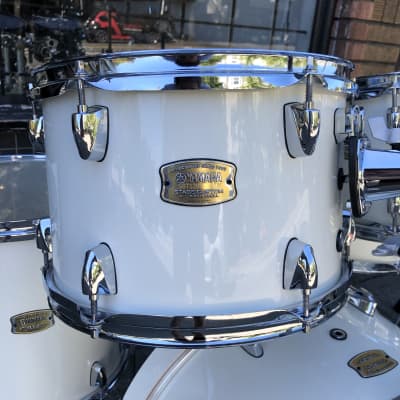 Yamaha Stage Custom 10/12/14/20 w/ Snare and Hardware Pack - Classic White image 7