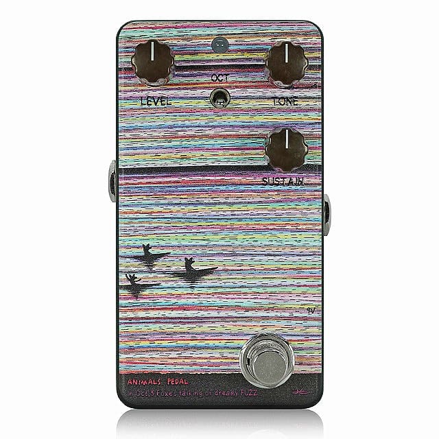 Animals Pedal In Oct,3 Foxes talking of dreamy FUZZ- Effects Pedal for Electric Guitar - NEW! image 1