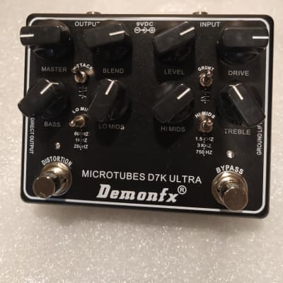ベース DemonFX Microtubes D7K ULTRA DemonFX Microtubes D7K High quality Bass Effect Pedal Ultra V2