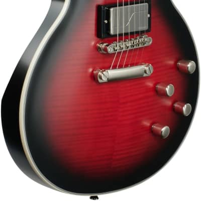 Epiphone Les Paul Prophecy Electric Guitar, Red Tiger Aged Gloss image 4