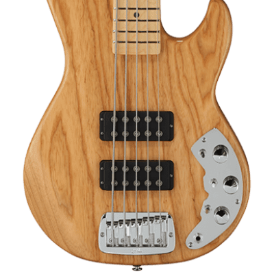 G&L CLF Research L2500 Bass with Maple Fingerboard 2022 Natural Ash for sale