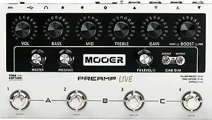 値下げ期限有り　MOOER PREAMP LIVE ギターエフェクター PREAMP LIVE_MOOER Audio