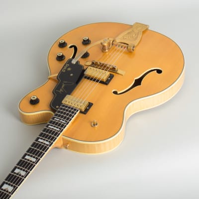 Guild  Duane Eddy DE-500 Thinline Hollow Body Electric Guitar (1967), ser. #EI-127, original black hard shell case. image 7