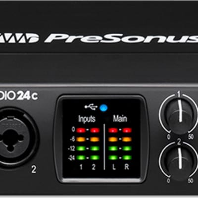 Presonus STUDIO 24C USB C audio MIDI interface  2 in 2-out, 24-bit 192kHz image 2
