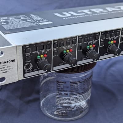 Behringer Ultrazone ZMX8210 Rackmount Zone Mixer 2008 - Present - Black / Silver image 6