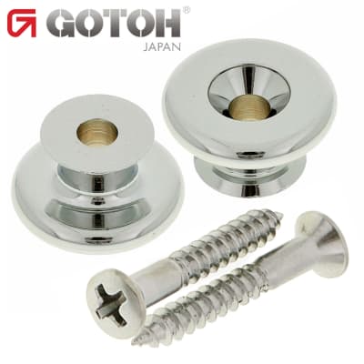 Gotoh EP-B3 Strap Buttons for Guitar/Bass Oversized - NICKEL