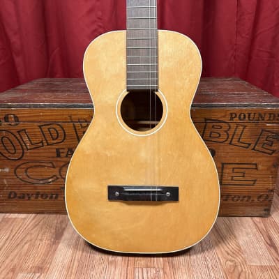 1964 Harmony H910 Classical Acoustic Guitar Natural image 1