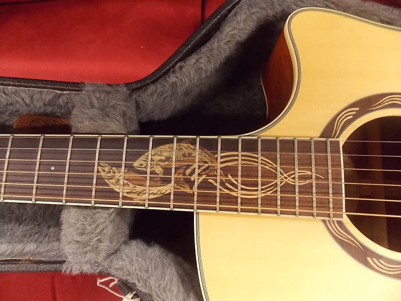 Crafter SM Bubinga Salmon th Anniversary Acoustic Electric