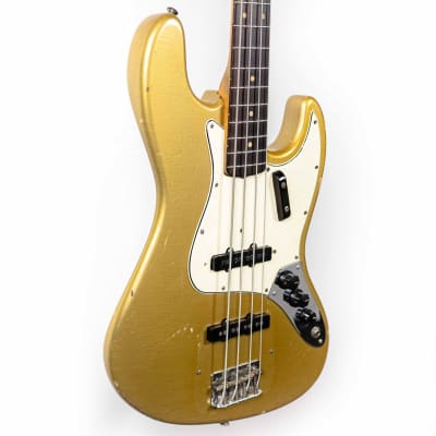 Fender 1964 Jazz Bass Shoreline Gold image 3