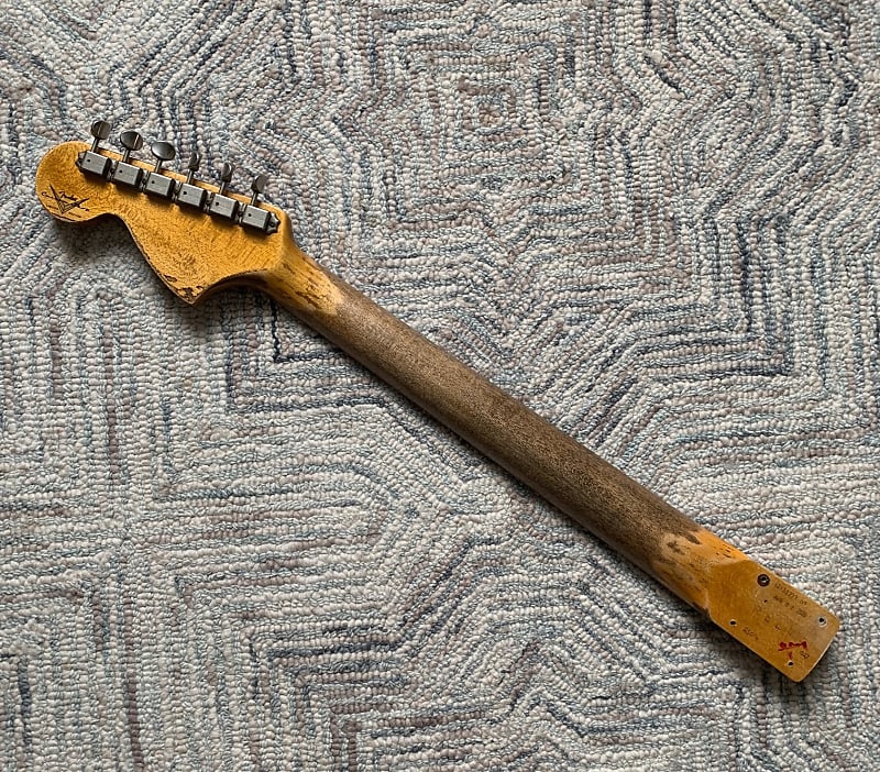 Fender Custom Shop 66' Big Head Relic Neck Rosewood 6100