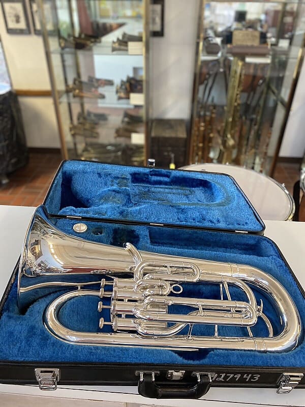 Yamaha Model YEP-321S Euphonium, Silver Plated; with Case, Mouthpiece