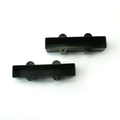 1 pair of bass Guitar Pickup cover for 4 String Bridge and Neck ,Black image 3