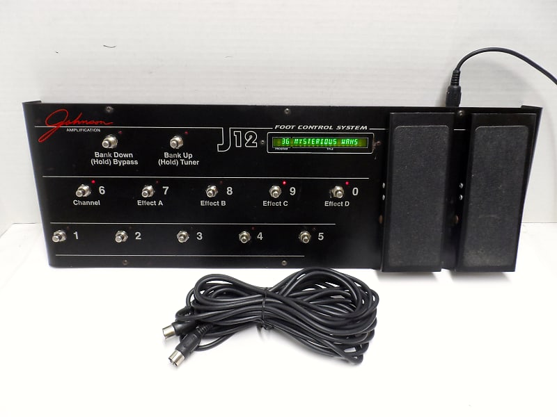 JOHNSON MILLENNIUM MILLENIUM J 12 J12 MIDI EFFECT FOOT AMP Reverb