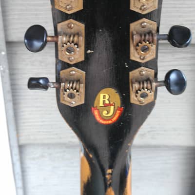 1940s SS Stewart Archtop  guitar Black image 14