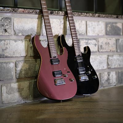 Cort G300PROBK G300 Pro Series Double Cutaway Solid Maple Top Roasted Maple Neck 6-String Electric Guitar image 13