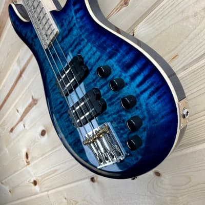 PRS Paul Reed Smith Gary Grainger 4 String Flame Maple Top Cobalt Blue NEW! #4499 image 3