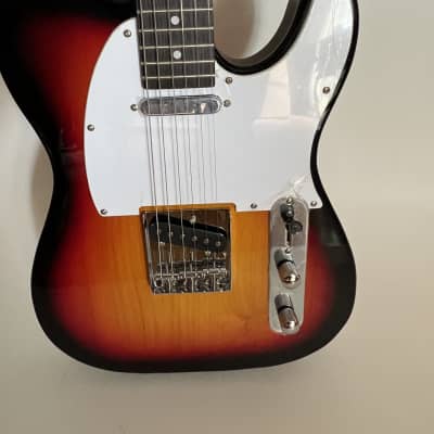 Austin|ATC200SB |Electric-Guitar |6 String |Tele-Style Guitar | Righthand |Cut-A-Way| White Gard | ATC200SB | Classic | Sunburst | Solid Body image 3