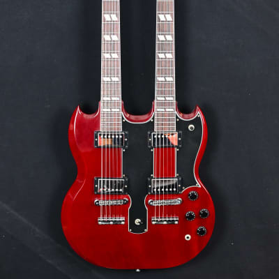 Gibson Custom Shop SG EDS-1275 Double Neck 12/6 from 2005 in Cherry with original hardcase for sale
