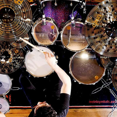 Meinl Cymbals Classics Custom Dark Crash and Effects Pack with FREE Trash Splash, CCD1068+12 image 5