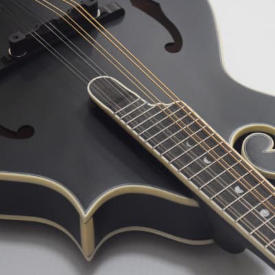 Luna Moonbird F-Style Acoustic-Electric Mandolin - Black Satin image 6