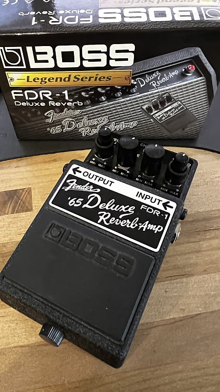 Boss FDR-1 Fender Deluxe Reverb Compact Effector w/ Box & Manual Tested |  eBay