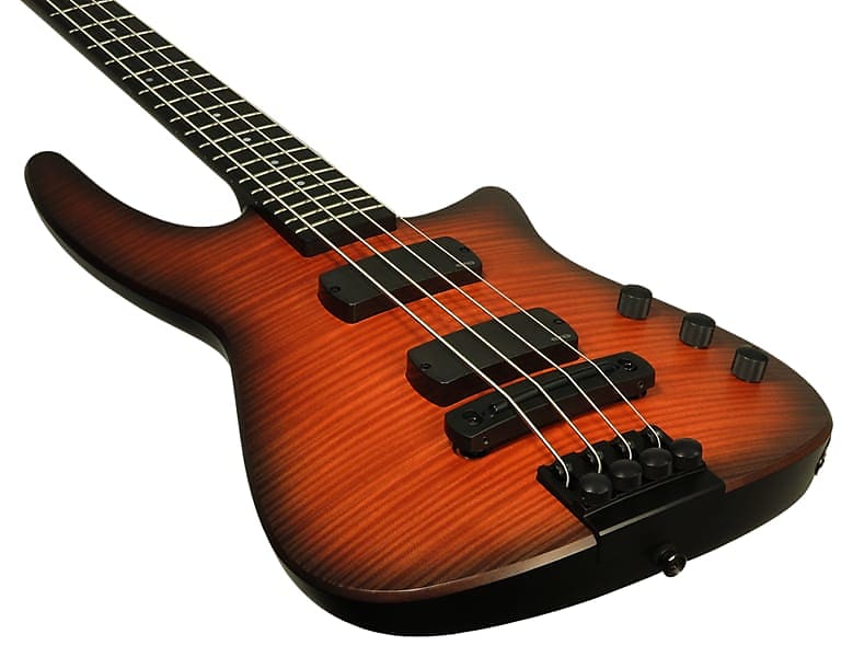 NS Design NXT4a Radius Bass Guitar - Sunburst image 1