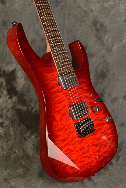 Ibanez RG 6005 FE QM Quilted Maple Top Blaze Red Burst USA Ibanez RG 6005 FE QM Quilted Maple Top Blaze Red Burst USA