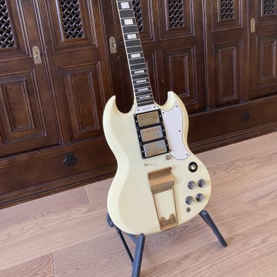 Greco SS-800 SG Custom 1982 Ivory White | Reverb