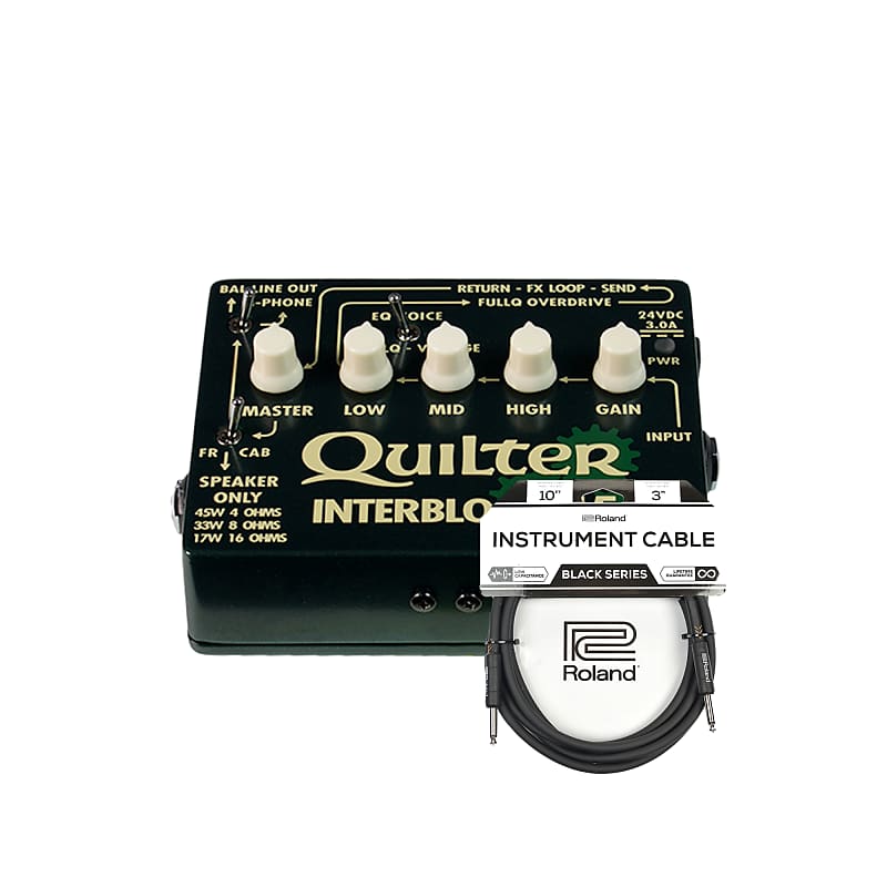 Quilter Labs InterBlock 45 Guitar Head Cable Bundle image 1
