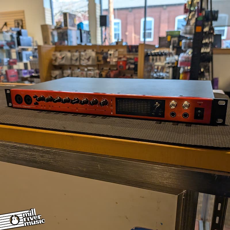 Focusrite Clarett 8Pre Thunderbolt Audio Interface Used