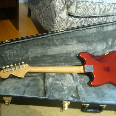 Fender Mustang Guitar with Rosewood Fretboard 1969 - 1973 Competition Red image 5