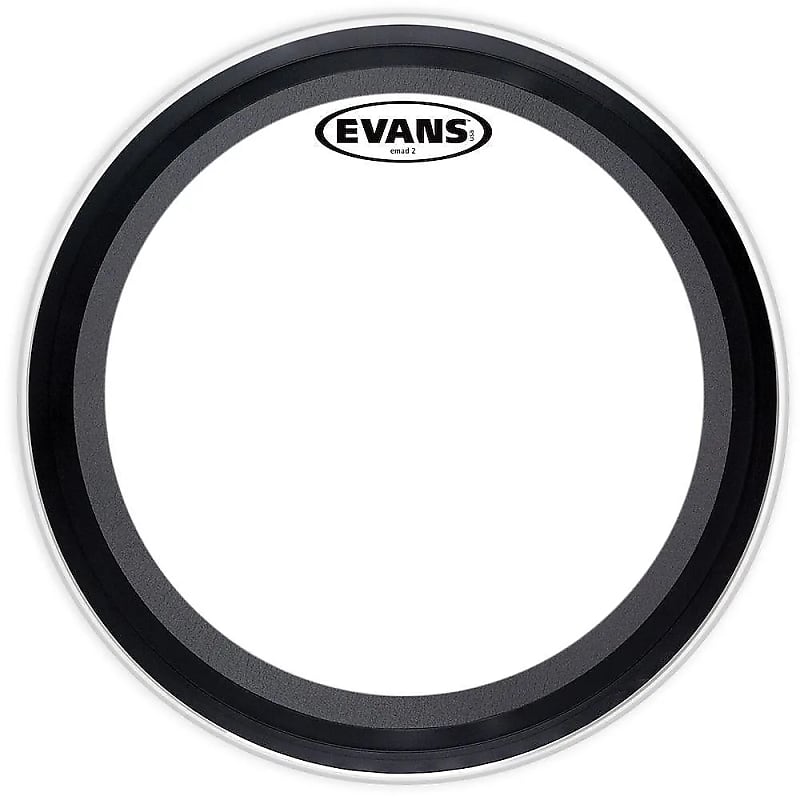 Evans BD26EMAD2 EMAD2 Clear Bass Drum Head - 26" image 1