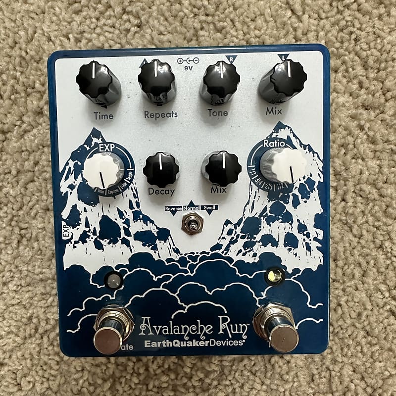 EarthQuaker Devices Avalanche Run Stereo Reverb & Delay with Tap Tempo V2 Limited Edition