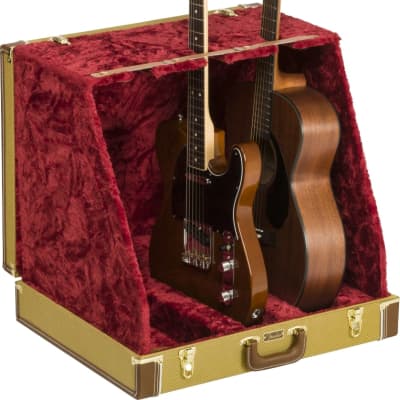 Fender Classic Series Case Stand - 3 Guitar BRN « Stand guitare/basse