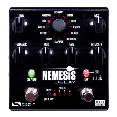 New Source Audio SA260A Nemesis Delay ADR One Series Guitar Effects Pedal image 1