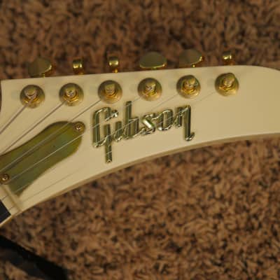 Video! 1986 Gibson Les Paul Studio Custom XPL Aged White (Les Paul with Explorer Headstock) image 3