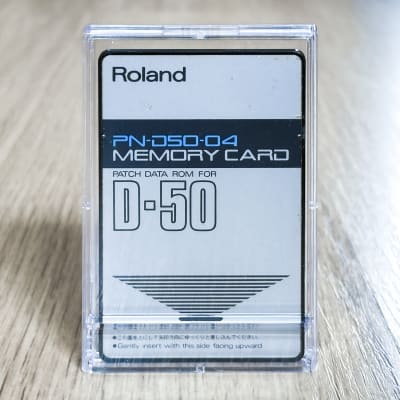 Roland D-50 / D-550 Voice ROM Data Card // PN-D50-04 // DECAY GROUP II // Rare!