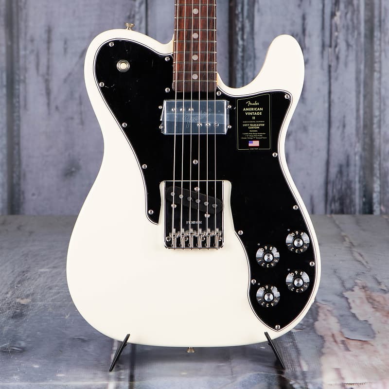 Fender Limited Edition American Vintage II 1977 Telecaster Custom, Olympic White *DEMO MODEL* image 1