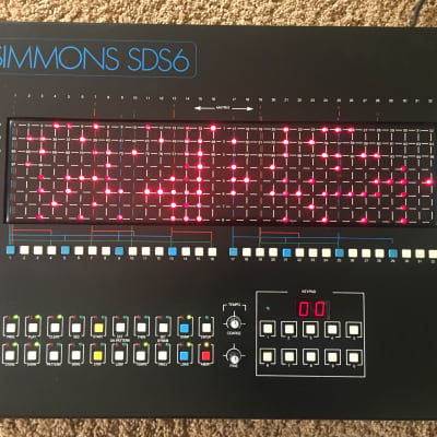 Simmons SDS-6 Rare-as-hens-teeth Drum Sequencer w/MIDI image 1