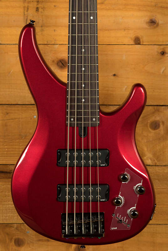 Yamaha bass online guitar apple red