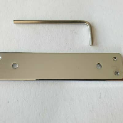 Quality Tune o matic Bridge for Rickenbacker in Chrome image 4