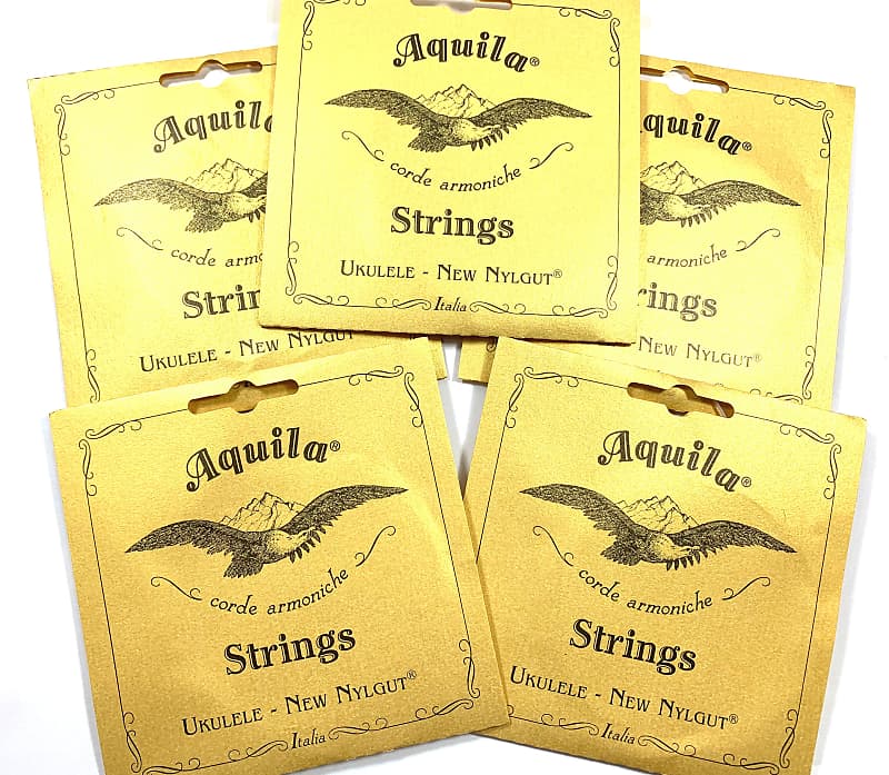 Aquila Ukulele Strings 3 Pack Soprano Regular Nylgut Made in Italy image 1